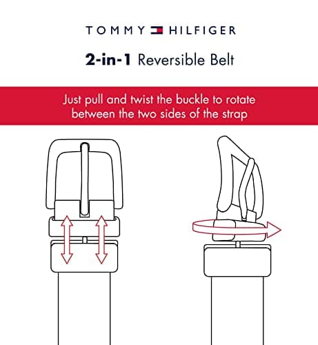 Tommy Hilfiger mens Reversible Belt