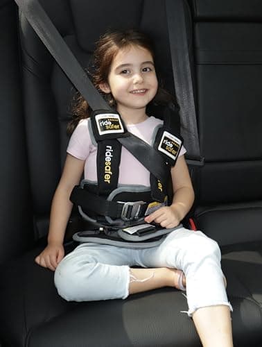 Small Black, Lightweight, Compact, Portable Car Seat - Perfect for Travel and Everyday Child Safety