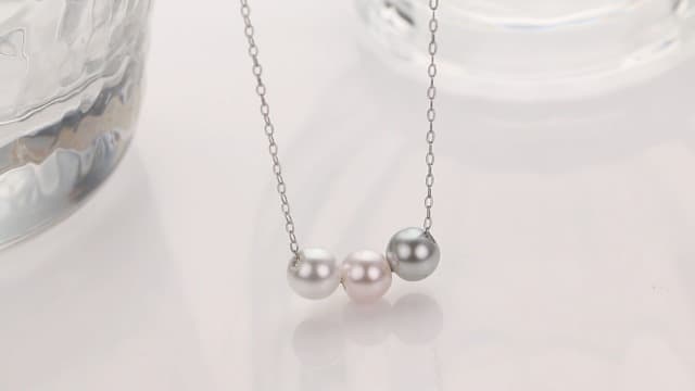 Sereney Birthday Gifts for Girls Women, Sterling Silver Pearl Necklace as 7 9 10 11 13 15 16 18 21 30 40 50 60 Year Old Birthday Gifts, Single Pearl Necklace as Bday Gifts for Friends