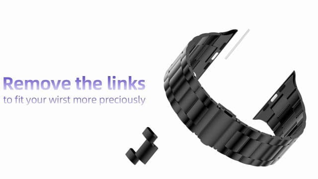 iiteeology Lightweight Stainless Steel Band Designed for Apple Watch Series 1-11, 42mm, 41mm, 40mm, 38mm, SE2&SE3, Replacement iWatch Bands for Women, Rose Gold