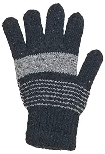 Winterlace 48 Pairs Winter Magic Gloves, Bulk Warm Brushed Interior, Stretchy Assorted Mens Womens