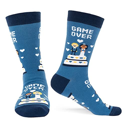 Lavley Funny Wedding Socks For Men and Women - Gifts For Groom, Groomsmen, Bride, Bridesmaids and Wedding Party