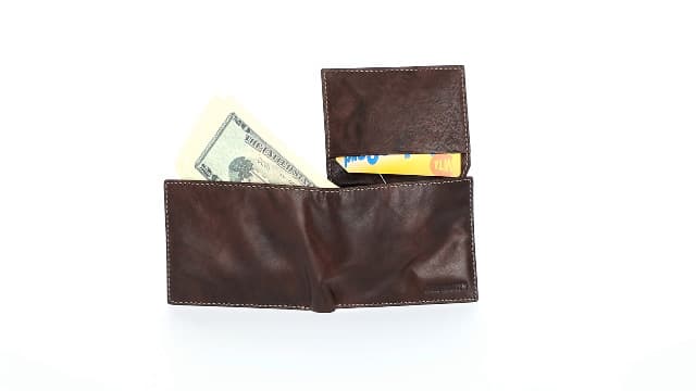 Steve Madden Men's Slim Leather Wallet with Extra Capacity Attached Flip Pockets