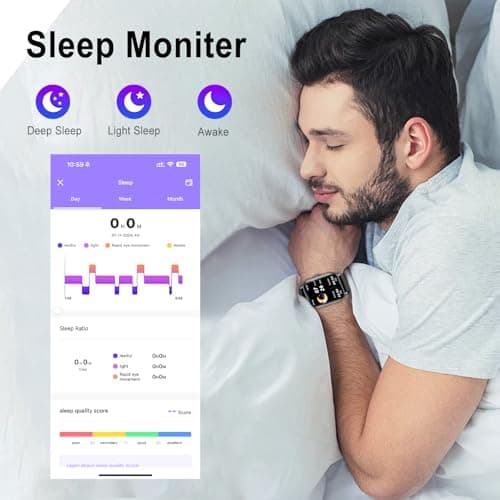 ISKOVI 1.91" Smart Watch,Fitness Tracker,Smart Watches for Men and Women with Message Call Function,120+ Sport Modes, IP68 Waterproof,24 Hours Heart Rate/Sleep Monitor,for Android/iOS