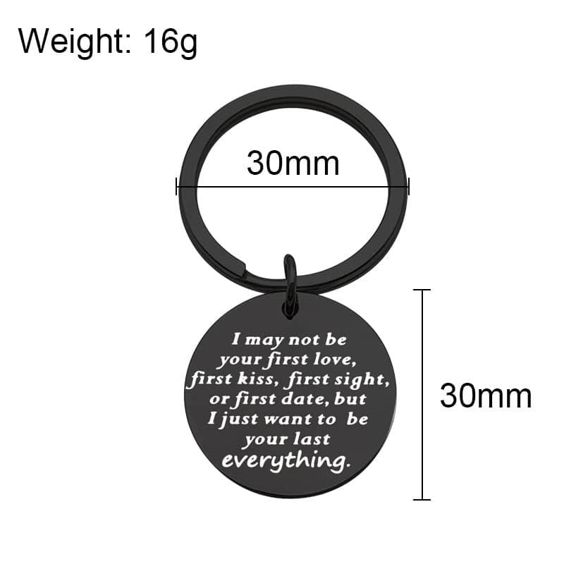 ShiQiao Spl Anniversary Birthday Gift for Couple Husband Wife Gifts Keychain for Boyfriend Keyring for BF GF Hubby Wifey