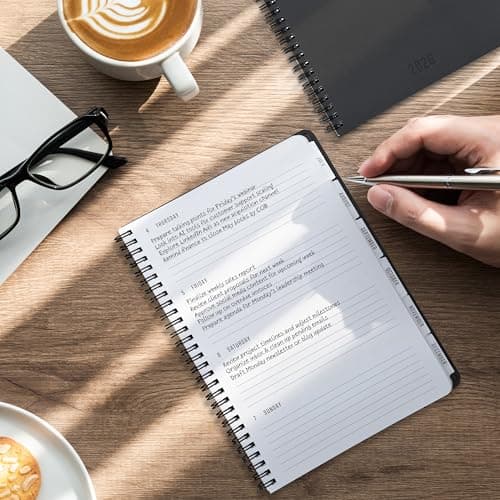 Durable 2026 Daily Planner - 7" x 10" Daily Planner with Weekly & Monthly Spreads for Easy Planning - Perfect Calendar Book for Women or Men To Organize All Appointments, Tasks and Boost Productivity