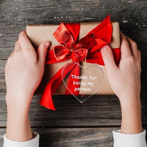 Thanks for Being My Person Gifts,Thank You GITS for Women Appreciation Gift for Friends,Crystal Hanging Ornament