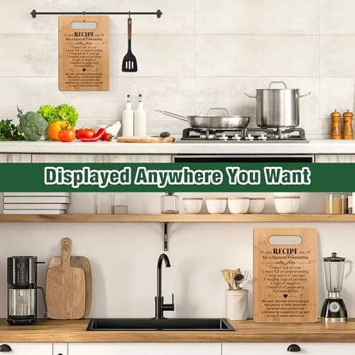 Friendship Gifts for Women Friends Birthday, Bff Gifts, Bestie Gifts for Women, Best Friend Cutting Board Gifts, Inspirational Gifts for Female Friends