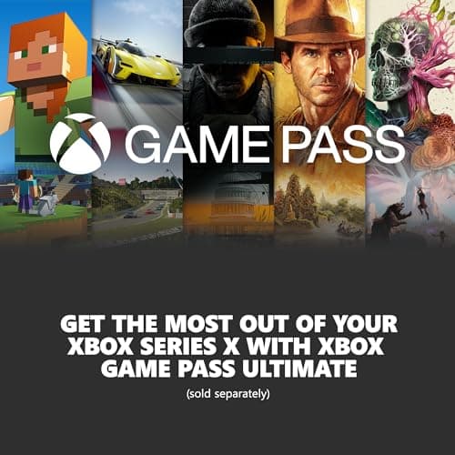 Xbox Series X - Gaming Console - 1TB SSD - Includes Wireless Controller - 4K Gaming - 120FPS - Carbon Black