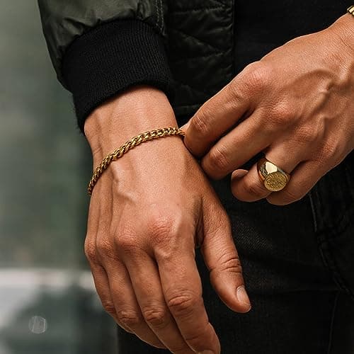 Love You This Much Promise Cuban Bracelet, Romantic Gift for Boyfriend, Appreciation Gift for Boyfriend, Cute Small Gift for Boyfriend, Thoughtful Boyfriend