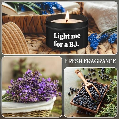 Gifts for Him Boyfriend Husband Funny Anniversary Wedding Birthday Gifts for Men Naughty Engagement Gift for Couples Husband Boyfriend Birthday Gift Ideas, Unique Romantic Lavender Candle for Men