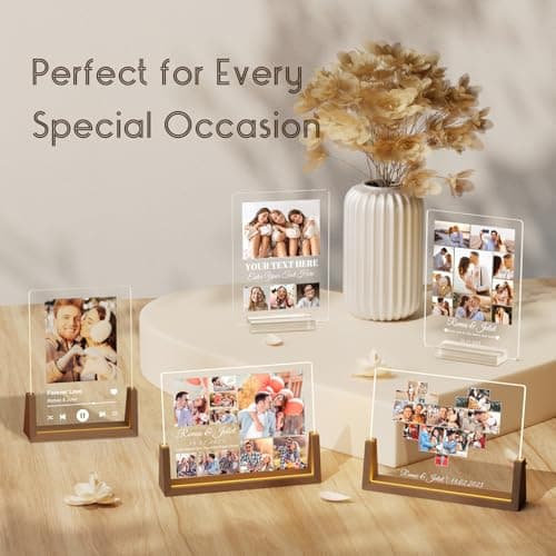 Spotify Decorative Plaque Personalized Gifts, Custom Gifts for Him Her, Customized Picture Frame for Boyfriend Girlfriend Couple Wife Women on Anniversary Birthday