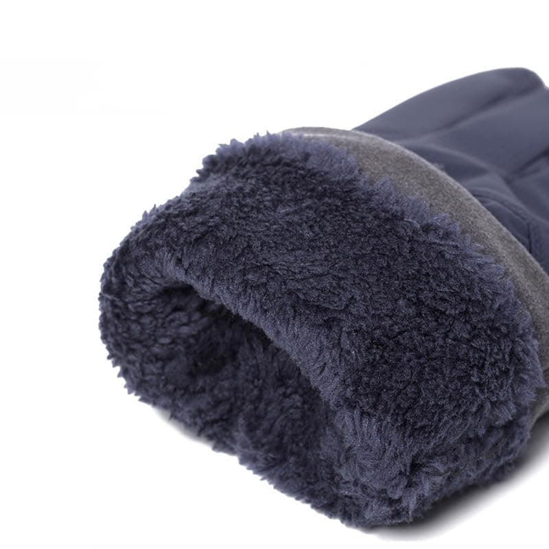 NociHah Waterproof Sherpa-Lined Ski Snow Warm Gloves for Women Men - Winter Protection Gloves Cold Weather Outdoor Sports S/M