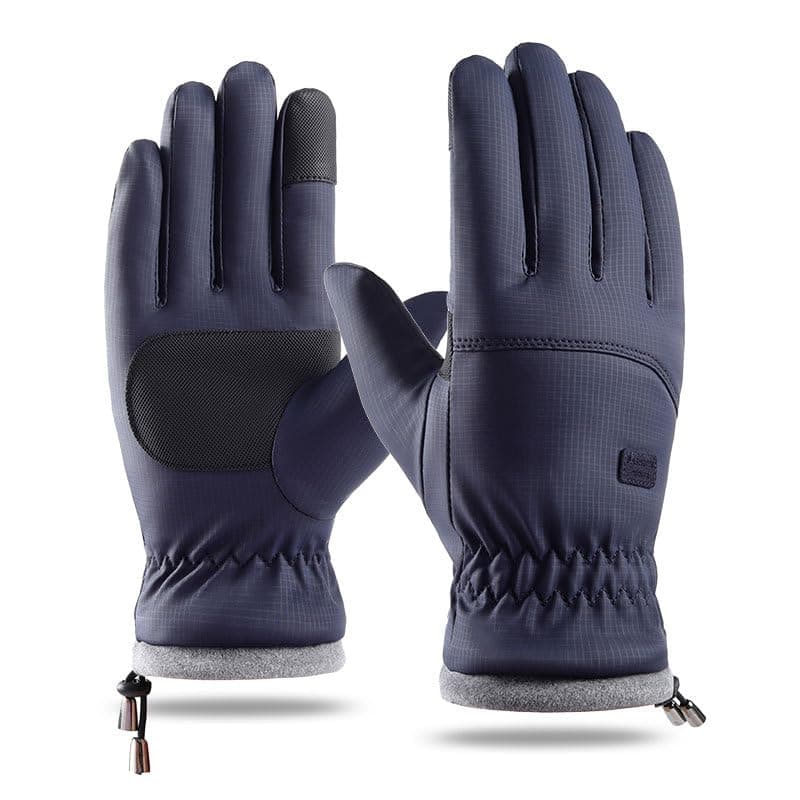 NociHah Waterproof Sherpa-Lined Ski Snow Warm Gloves for Women Men - Winter Protection Gloves Cold Weather Outdoor Sports S/M