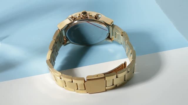 Lancardo Gold Hip-Hop Watch for Men [Upgraded] Japan Quartz 3ATM Waterproof Dress Casual Watch