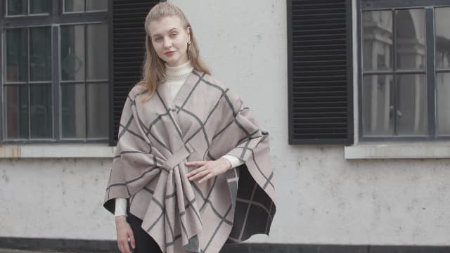 Moss Rose Women's Shawl Wrap Poncho Ruana Cape Open Front Cardigan Shawls for Fall Winter