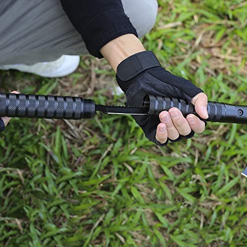 LIANTRAL Survival Camping Axe, Folding Tactical Axe Hatchet with Hammer, Nylon Sheath for Outdoor Adventures