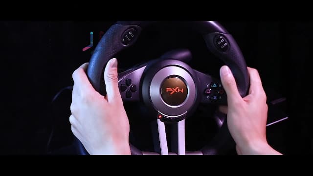 PXN V3II PC Racing Wheel, USB Car Race Sim Game PC Steering Wheel with Pedals for Windows PC/PS3/PS4/Nintendo Switch/Xbox One/Xbox Series X/S