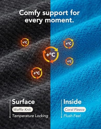 VeraCosy Men's Two-Tone Memory Foam House Slippers Indoor Outdoor Durable Rubber Sole