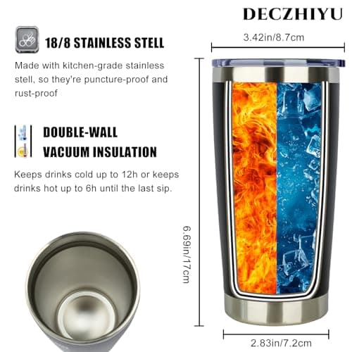 Gifts for Boyfriend Birthday - Cool Valentines Anniversary Day Gifts for Him Boyfriend from Girlfriend - Gift To My Boyfriend's Christmas 20oz Insulated Tumbler