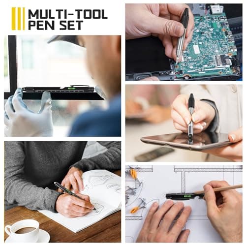 Gifts for Men Who Have Everything – MAFEHAN 9-in-1 Multitool Pen with LED Light, Cool Gadgets & Gifts for Dad, Husband, Grandpa – Christmas Gifts, Stocking Stuffers, White Elephant Ideas