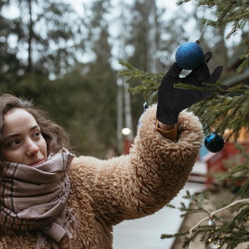 Achiou Women Winter Touchscreen Gloves Soft Comfortable Thermal Elastic Stretch Texting Glove for Traveling, Cycling, Running