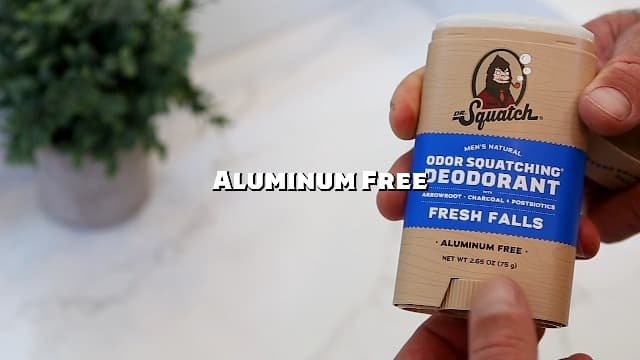 Dr. Squatch Natural Men’s Deodorant – Aluminum Free Natural Deodorant Men with Charcoal & Postbiotics for 72-Hour Odor Protection – Sierra Storm, 2.65oz Stick (3-Pack)