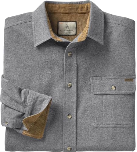Legendary Whitetails Men's Flannel Shirt Long Sleeve Button Down 100% Cotton