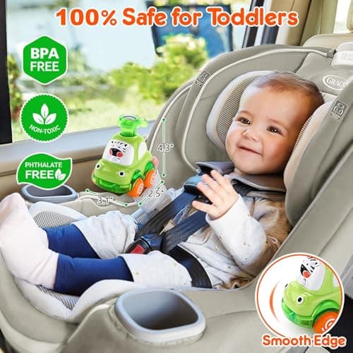 Cars Toys for 1 Year Old Boy Birthday Gift: Press and Go Toys Cars for Toddlers 1-3 Baby Toys 12-18 Months Toddler Toys Age 1-2 One Year Old Boy Toys First Birthday Gifts for 1-3 Year Old Boys Girls