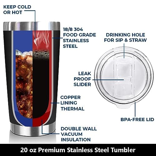 NewEleven Gifts For Men, Women - Funny Gag Gifts Ideas For Dad, Mom, Grandpa, Grandma, Husband, Wife, Uncle, Him - 40th 50th 60th 70th 80th Birthday Gifts For Men Women – 20 Oz Tumbler