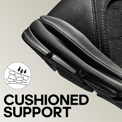 NORTIV 8 Men's Lightweight Military Tactical Work Boots Outdoor Hiking Motorcycle Combat Boots