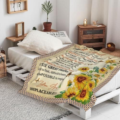 Best Friend Birthday Gifts for Women, Bestie Gifts for Women, Best Friends Blanket, Gift for Best Friend Woman, BFF Bestie Bday Presents Idea, to My Bestie Throw Blanket 60"X50"