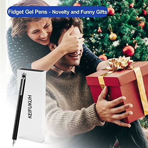 Fun Men Gifts Fidget Gel Pens - Unique Birthday Gift for Mens, Novelty Christmas Stocking Stuffers Easter Anniversary Valentines Day White Elephant Present Ideas Gadget, Cool Secret Santa Gift for Him