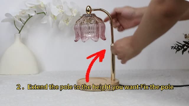 GEEZO Fragrance Candle Warmer Lamp，Electric Candle Warmer with Timer & Dimmer，Mom Christmas Birthday Gifts for Women, House Warming Gifts New Home Bedroom Decor