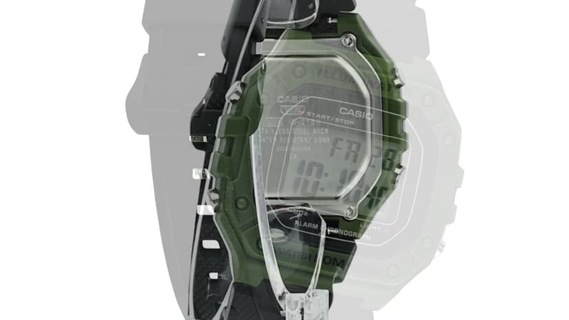 Casio W218H Series | Men’s Digital Watch | 50M WR | 1/100 Second Stopwatch | 100 SEC Chronograph | LED Backlight | Countdown Timer | Daily Alarm | Hourly Time Signal | 7 Year Battery