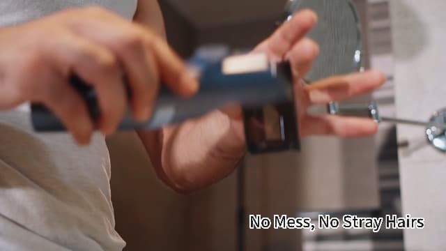 ENSSU Beard Trimmer for Men - Vacuum Mustache Trimmer with Adjustable 20 Length Setting for Less Mess,IPX7 Waterproof Rechargeable Electric Mens Beard Trimmer for Precision Facial Hair, Sideburns