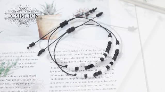 Desimtion Couples Bracelets I Love You Morse Code Matching Bracelets for Couples Gifts for Him and Her, Long Distance Relationship Gifts for Boyfriend and Girlfriend