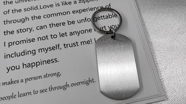 Alotozo Wedding Day Keychain - Bridal Shower Gifts for Bride Groom Groomsmen Bridesmaid Maid of Honor Father
