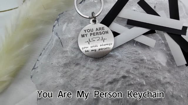 You are My Person Gifts Bff Women Teens Girls Best Friends Keychain Birthday Valentines Key Chains Rings
