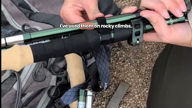 Trekology Trek-Z Collapsible Hiking & Trekking Poles - Balance Support for Seniors, Women, and Men, 2pc Per Set