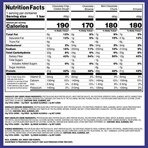 Quest Nutrition Ultimate Variety Pack Protein Bars, High Protein, Low Carb, Gluten Free, Keto Friendly, 12 Count