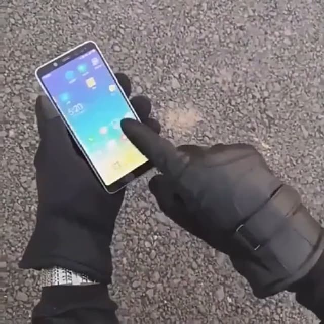 Generic Leather Gloves for Men Genuine Lambskin, Gloves for Men Warm Wool Lined Anti-Slip, Winter Gloves Touchscreen Driving