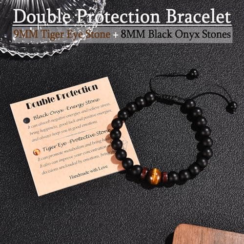 Gifts for Husband Brother Boyfriend Uncle Son Nephew Grandson Fiance Stepdad New Dad First Time Dad To Be Bracelet Gifts, Graduation Fathers Day Birthday Christmas Anniversary Valentines Day Gifts for Him Teen Boy Men