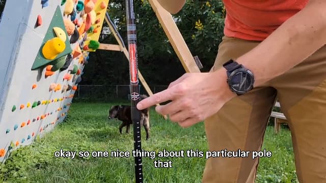 Aihoye Hiking Trekking Poles, 2 Pack Collapsible, Lightweight, Anti Shock, Walking Sticks, Adjustable Hiking Pole for Men and Women