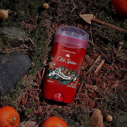 Old Spice Aluminum Free Deodorant for Men, 24/7 Odor Protection, 24/7 Freshness & Lasting Scent, Bearglove Scent, 3.0 oz with Travel Size Swagger Body Wash (Pack of 4)