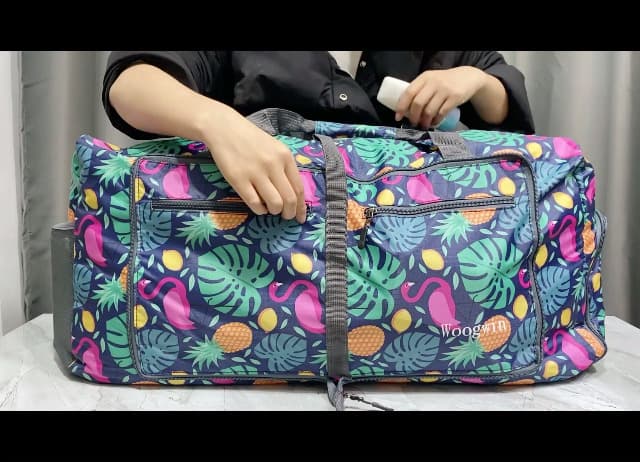 woogwin Travel Duffel Bag Large Foldable Waterproof Overnight Bag for Beach Swim Bags Pool Sports Gym