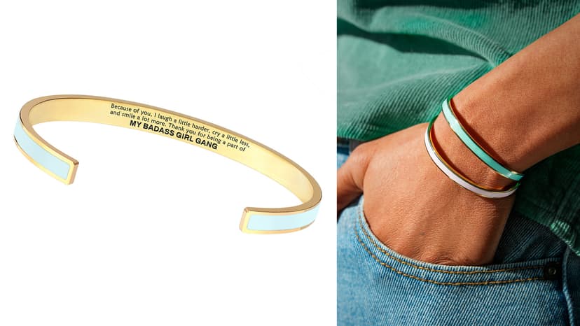 STORYJEWELLERY Friendship Bracelets, Inspirational Bracelets for Women, Friend Bracelet, Matching Bestie Bracelet, Badass Gifts for Women, Friend Jewelry, Friendship Gifts