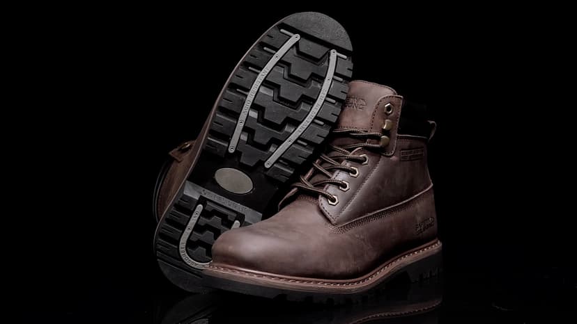 SAFETY LOONG Work Boots for Men Waterproof Soft Toe Non Slip Comfortable Leather Workboots