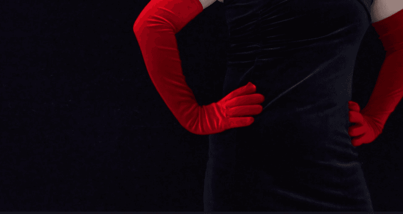 Lystaii Women Long Velvet Gloves for Women Elbow Length 1920s Opera Costume Flapper Evening Banquet Party