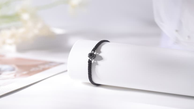 Custom Bracelets with Picture Inside, Picture Bracelet Personalized Photo Projection Bracelets, Valentine’s Day Birthday Christmas Gifts for Women/Men